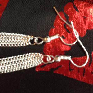 Silver Chain Earrings